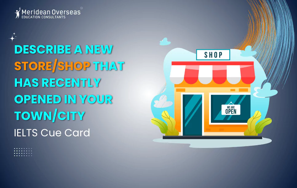 Describe a new store/shop that has recently opened in your town/city